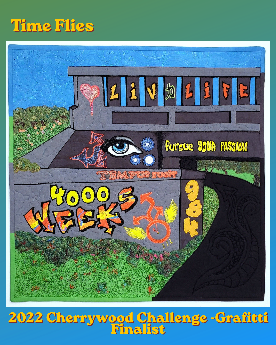Time Flies — 2022 Cherrywood Challenge Graffiti Finalist