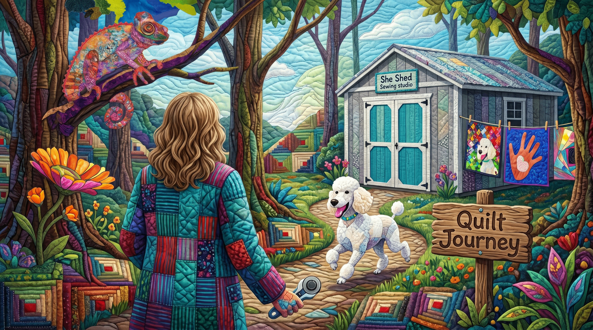 Threads of a Life: A 30-Year Quilting Journey